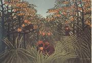 Henri Rousseau Monkeys in the Virgin Forest oil painting on canvas